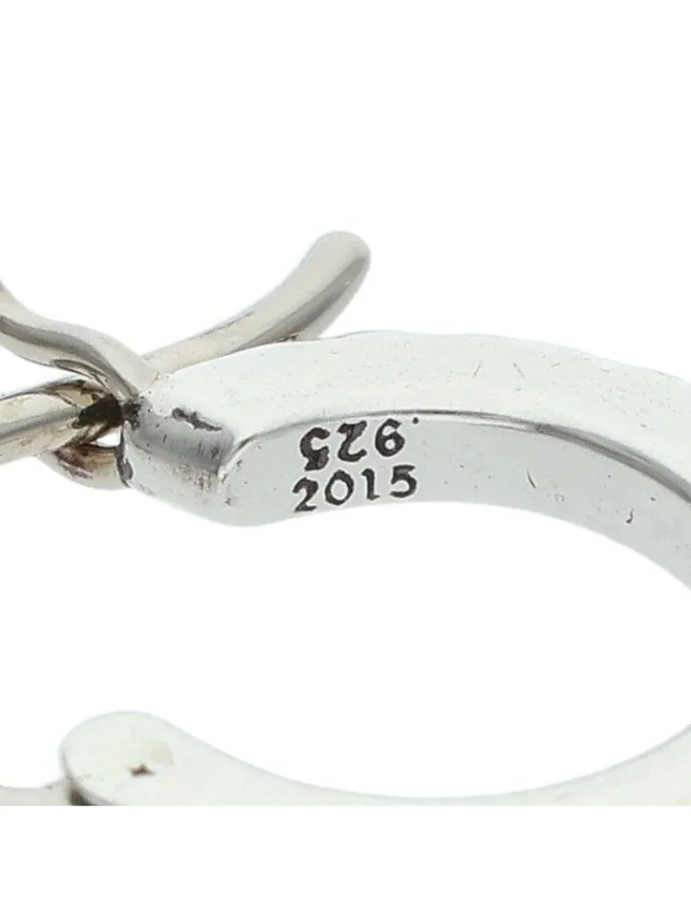 Chrome Hearts Hoop Tfp Tiny Silver Earrings